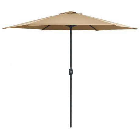 Parasol met aluminium paal 270x246 cm taupe - AllerleiShop