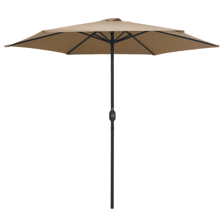 Parasol met aluminium paal 270x246 cm taupe - AllerleiShop