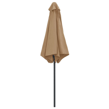 Parasol met aluminium paal 270x246 cm taupe - AllerleiShop