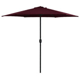 Parasol met aluminium paal 270x246 cm bordeauxrood - AllerleiShop