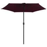 Parasol met aluminium paal 270x246 cm bordeauxrood - AllerleiShop