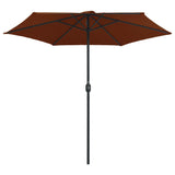 Parasol met aluminium paal 270x246 cm terracottakleurig - AllerleiShop