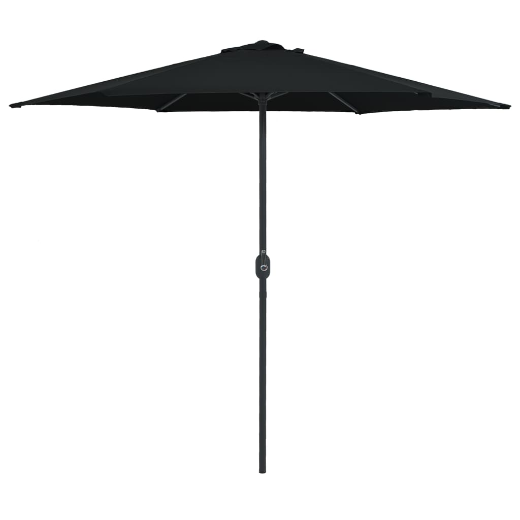 Parasol met aluminium paal 270x246 cm zwart - AllerleiShop