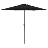 Parasol met aluminium paal 270x246 cm zwart - AllerleiShop