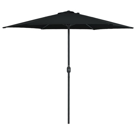 Parasol met aluminium paal 270x246 cm zwart - AllerleiShop