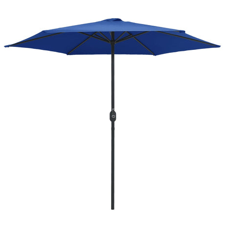 Parasol met aluminium paal 270x246 cm azuurblauw - AllerleiShop