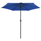 Parasol met aluminium paal 270x246 cm azuurblauw - AllerleiShop