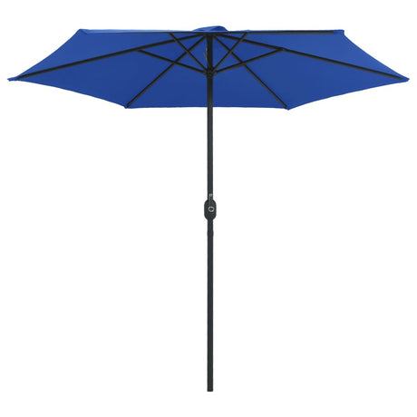 Parasol met aluminium paal 270x246 cm azuurblauw - AllerleiShop