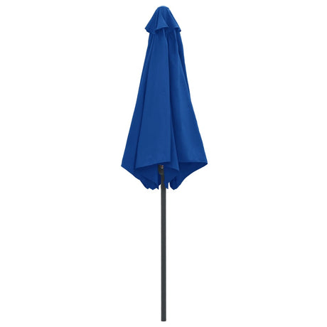 Parasol met aluminium paal 270x246 cm azuurblauw - AllerleiShop