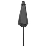 Parasol met LED-verlichting en aluminium paal 270 cm antraciet - AllerleiShop