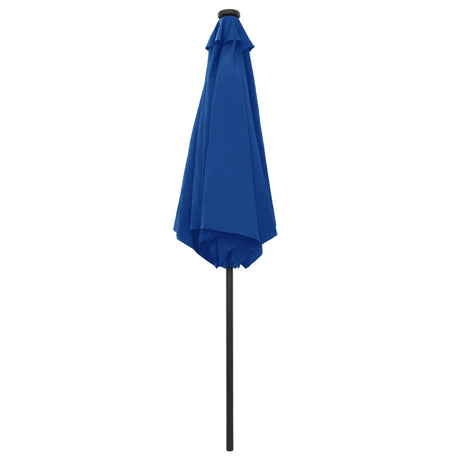 Parasol met LED-verlichting en aluminium paal 270 cm azuurblauw - AllerleiShop