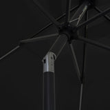 Parasol met LED-verlichting en aluminium paal 300 cm zwart - AllerleiShop