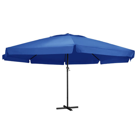 Parasol met aluminium paal 500 cm azuurblauw - AllerleiShop