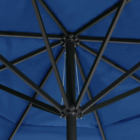 Parasol met aluminium paal 500 cm azuurblauw - AllerleiShop