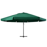 Parasol met aluminium paal 600 cm groen - AllerleiShop