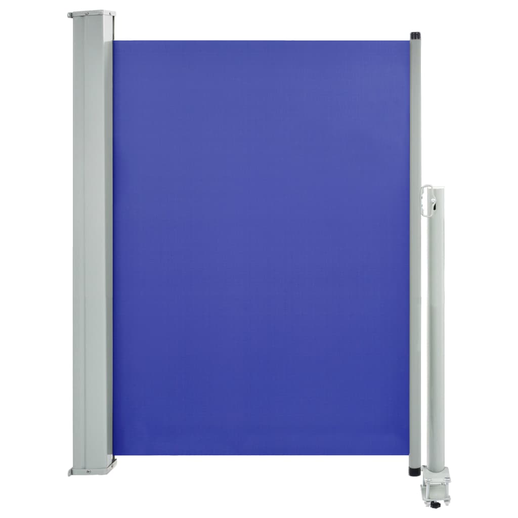 Tuinscherm uittrekbaar 100x300 cm blauw - AllerleiShop