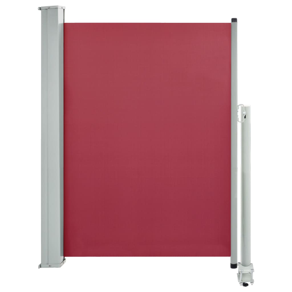 Tuinscherm uittrekbaar 100x300 cm rood - AllerleiShop