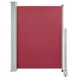 Tuinscherm uittrekbaar 100x300 cm rood - AllerleiShop