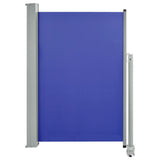 Tuinscherm uittrekbaar 120x300 cm blauw - AllerleiShop