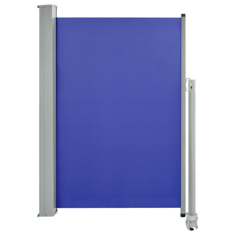 Tuinscherm uittrekbaar 120x300 cm blauw - AllerleiShop