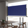 Tuinscherm uittrekbaar 120x300 cm blauw - AllerleiShop