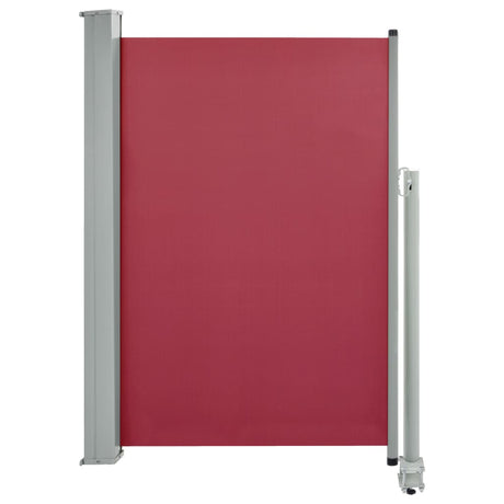 Tuinscherm uittrekbaar 120x300 cm rood - AllerleiShop