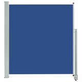 Tuinscherm uittrekbaar 140x300 cm blauw - AllerleiShop