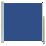 Tuinscherm uittrekbaar 160x300 cm blauw - AllerleiShop