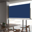 Tuinscherm uittrekbaar 160x300 cm blauw - AllerleiShop