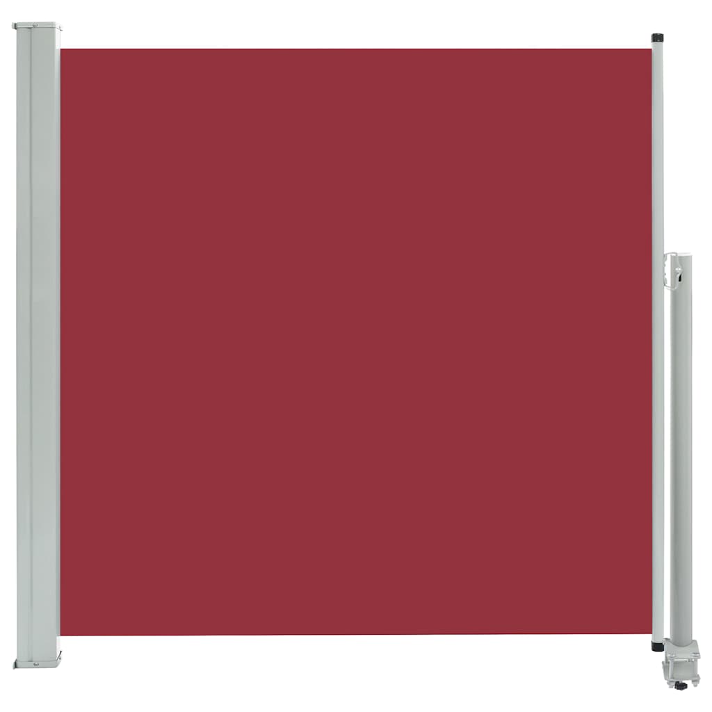 Tuinscherm uittrekbaar 160x300 cm rood