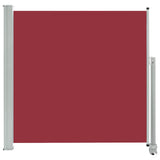 Tuinscherm uittrekbaar 160x300 cm rood