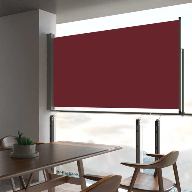 Tuinscherm uittrekbaar 160x300 cm rood - AllerleiShop