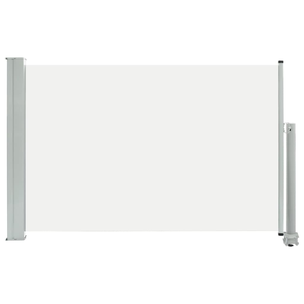 Tuinscherm uittrekbaar 60x300 cm crèmekleurig - AllerleiShop