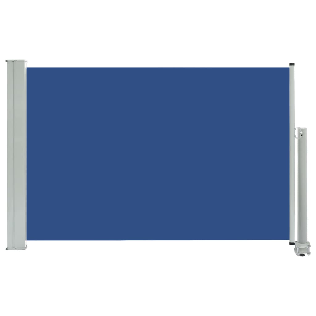 Tuinscherm uittrekbaar 60x300 cm blauw - AllerleiShop