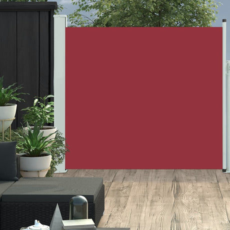 Tuinscherm uittrekbaar 170x300 cm rood - AllerleiShop