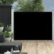 Tuinscherm uittrekbaar 100x500 cm zwart - AllerleiShop