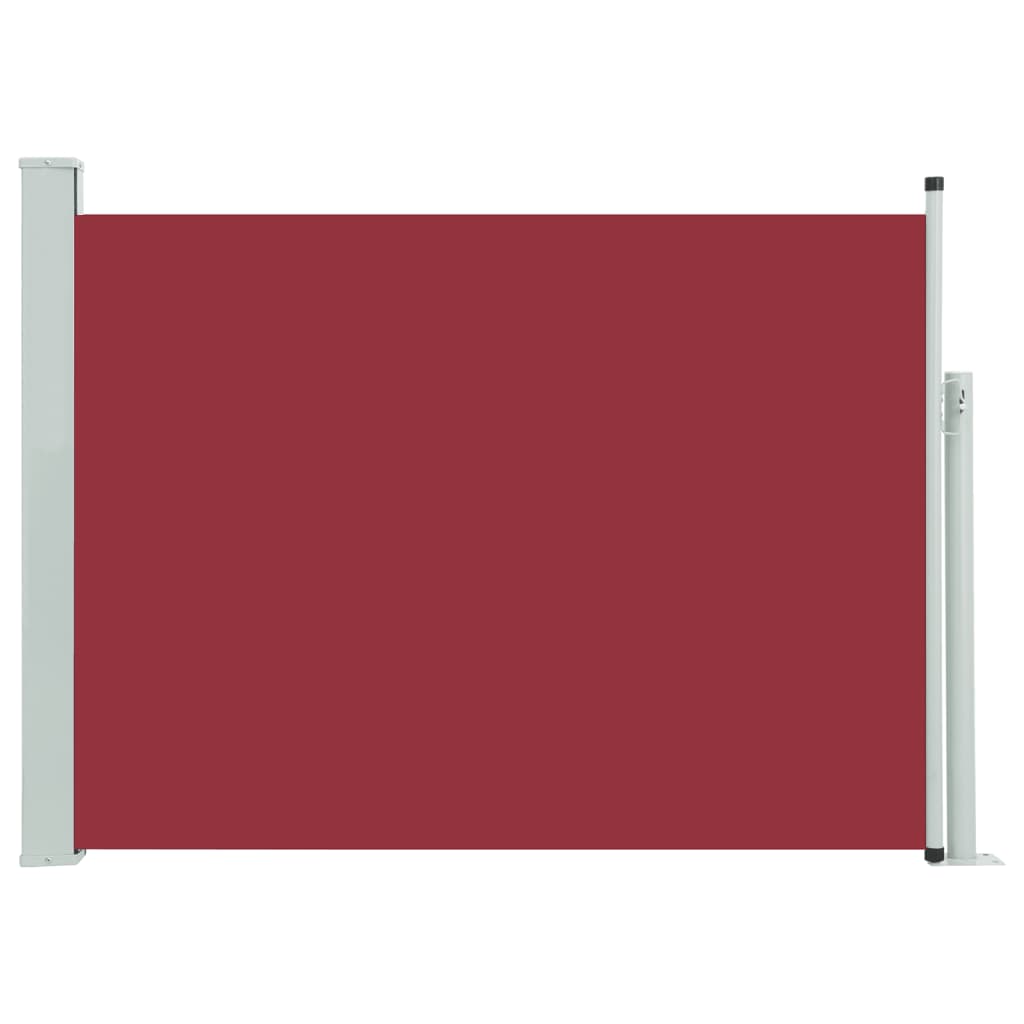 Tuinscherm uittrekbaar 100x500 cm rood - AllerleiShop