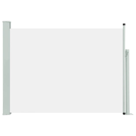 Tuinscherm uittrekbaar 120x500 cm crème - AllerleiShop