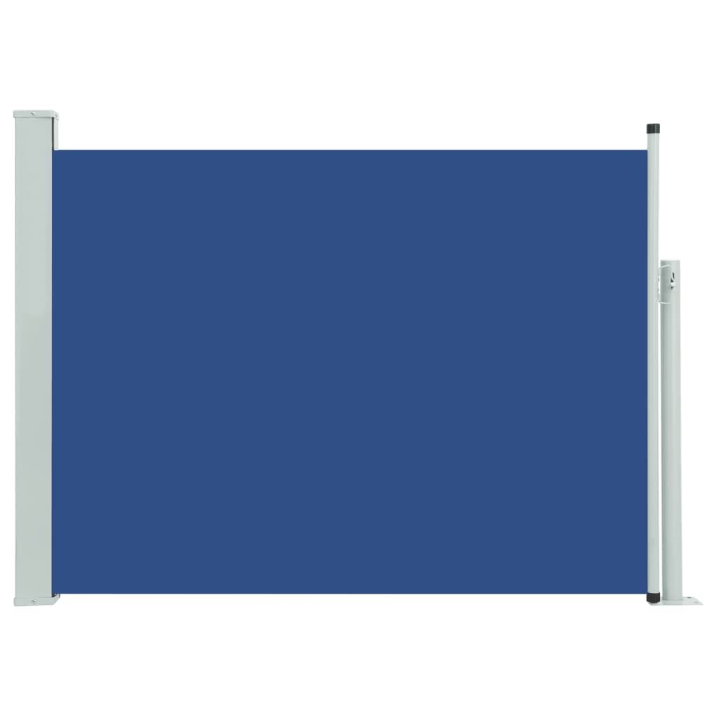 Tuinscherm uittrekbaar 120x500 cm blauw - AllerleiShop