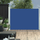 Tuinscherm uittrekbaar 120x500 cm blauw - AllerleiShop