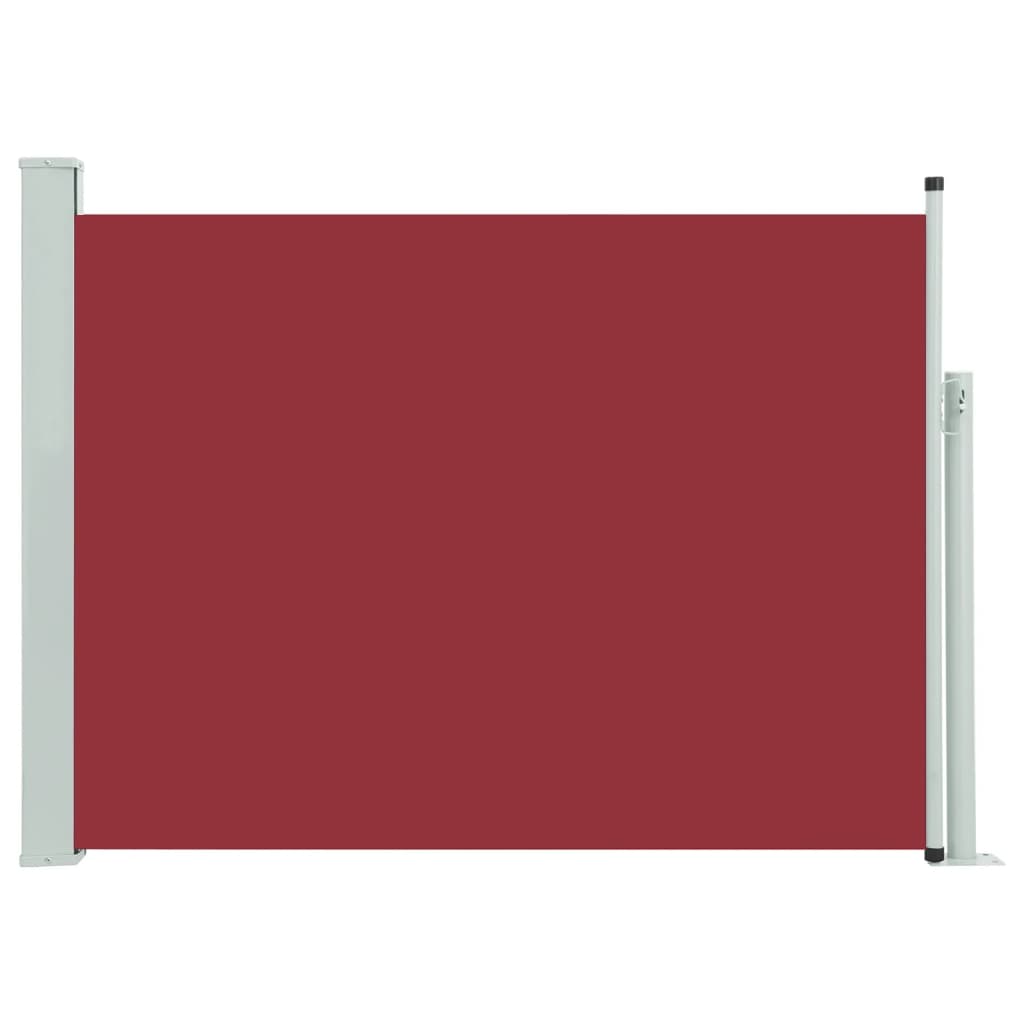 Tuinscherm uittrekbaar 120x500 cm rood - AllerleiShop