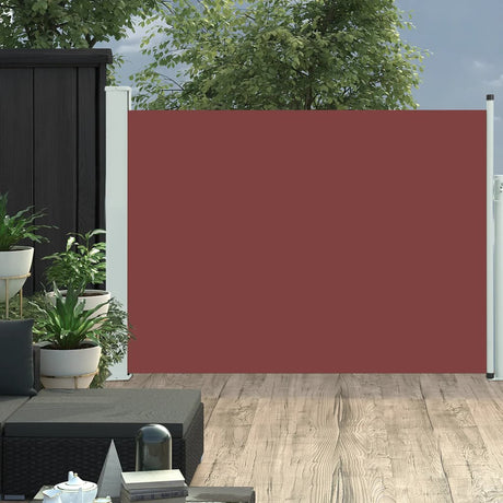 Tuinscherm uittrekbaar 120x500 cm bruin - AllerleiShop