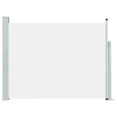 Tuinscherm uittrekbaar 140x500 cm crème - AllerleiShop