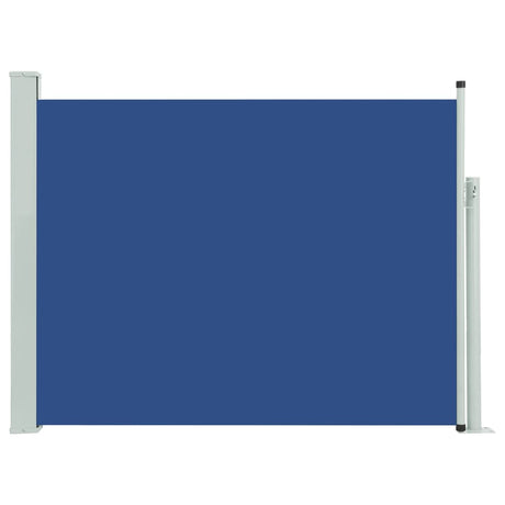 Tuinscherm uittrekbaar 140x500 cm blauw - AllerleiShop