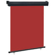 Balkonscherm 145x250 cm rood - AllerleiShop