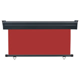 Balkonscherm 145x250 cm rood - AllerleiShop