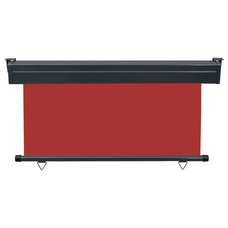 Balkonscherm 145x250 cm rood - AllerleiShop