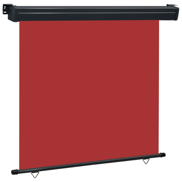 Balkonscherm 165x250 cm rood - AllerleiShop