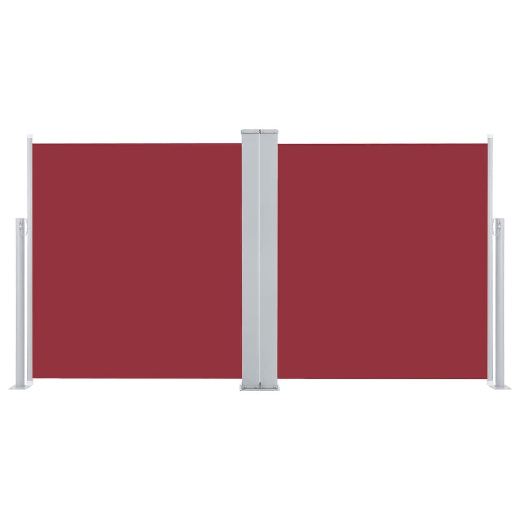 Windscherm uittrekbaar 120x600 cm rood - AllerleiShop