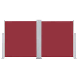 Windscherm uittrekbaar 120x600 cm rood - AllerleiShop